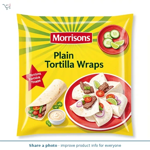 Morrisons Plain Tortilla Wraps
