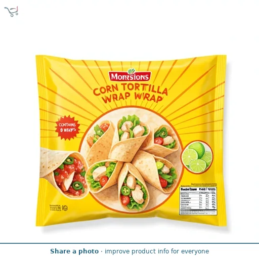 Morrisons Corn Tortilla Wrap