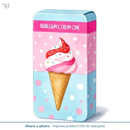 Morrisons Bubblegum Ice Cream Cone 