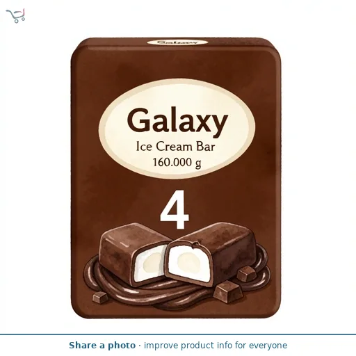 Galaxy Ice Cream Bar 