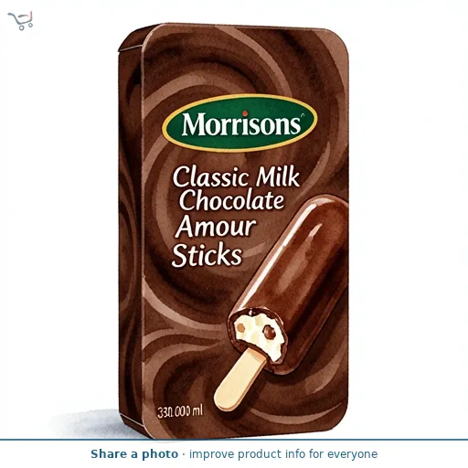 Morrisons Classic Milk Chocolate Amour Sticks