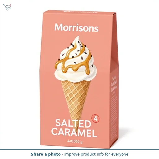 Morrisons  Salted Caramel Ice Cream Cones