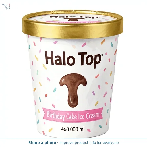 Halo Top Birthday Cake Ice Cream 