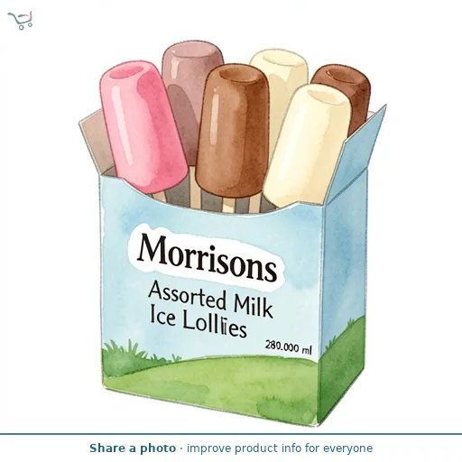 Morrisons Assorted Milk Ice Lollies 