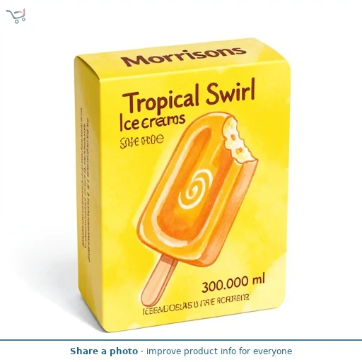 Morrisons Tropical Swirl Ice Creams