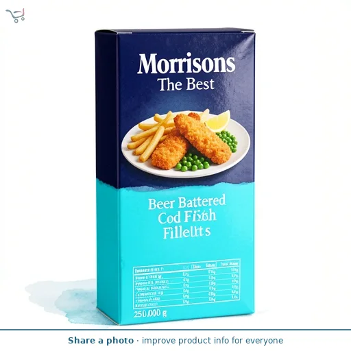 Morrisons The Best Beer Battered Cod Fish Fillets