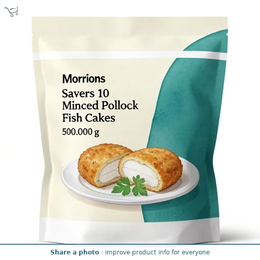 Morrisons Savers 10 Minced Pollock Fish Cakes 