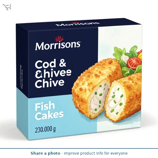 Morrisons Cod & Chive Fish Cakes