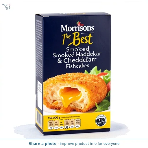 Morrisons The Best Smoked Haddock & Cheddar Fishcakes