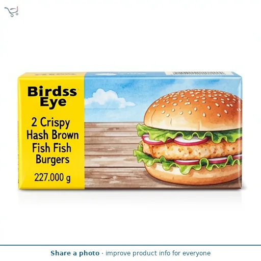 Birds Eye 2 Crispy Hash Brown Fish Burgers 