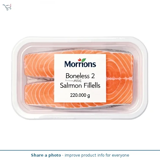 Morrisons  Boneless 2 Atlantic Salmon Fillets