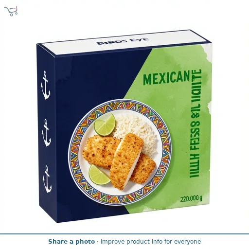 Birds Eye Mexican Lime & Chilli Fish Fillets 220g
