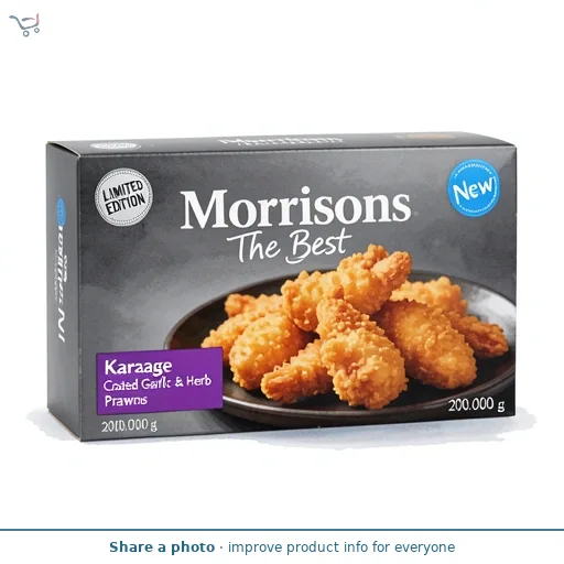 Morrisons The Best Karaage Coated Garlic & Herb Prawns