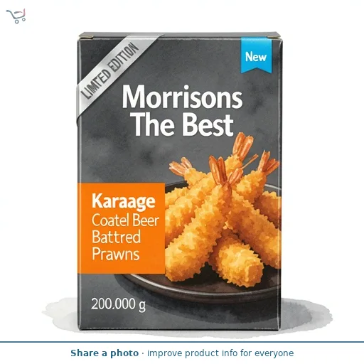 Morrisons The Best Karaage Coated Beer Battered Prawns
