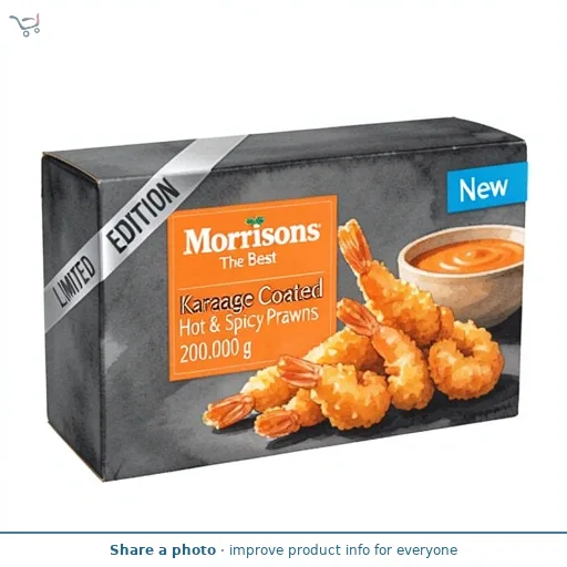 Morrisons The Best Karaage Coated Hot & Spicy Prawns