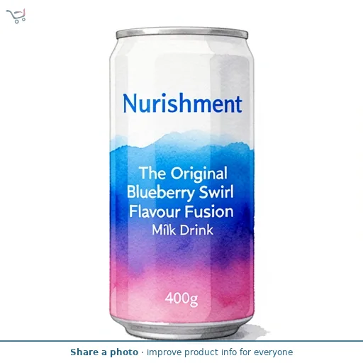 Nurishment the Original Blueberry Swirl Flavour Fusion Milk Drink 400g