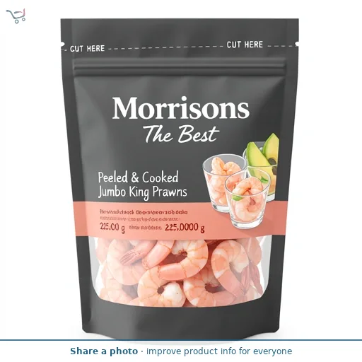 Morrisons The Best Peeled & Cooked Jumbo King Prawns 