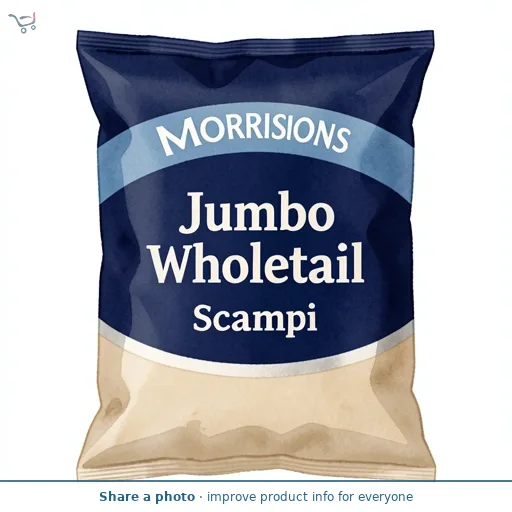 Morrisons Jumbo Wholetail Scampi 