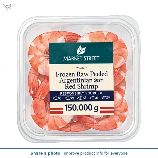 Morrisons Frozen Raw Peeled Argentinian Red Shrimp
