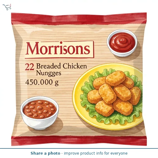Morrisons 22 Breaded Chicken Nuggets 450g