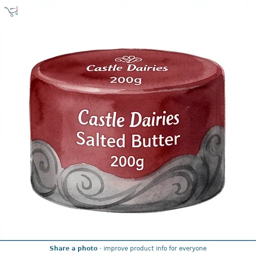 Castle Dairies Salted Butter 200g