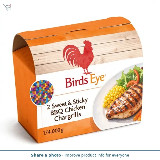 Birds Eye 2 Sweet & Sticky BBQ Chicken Chargrills 174g