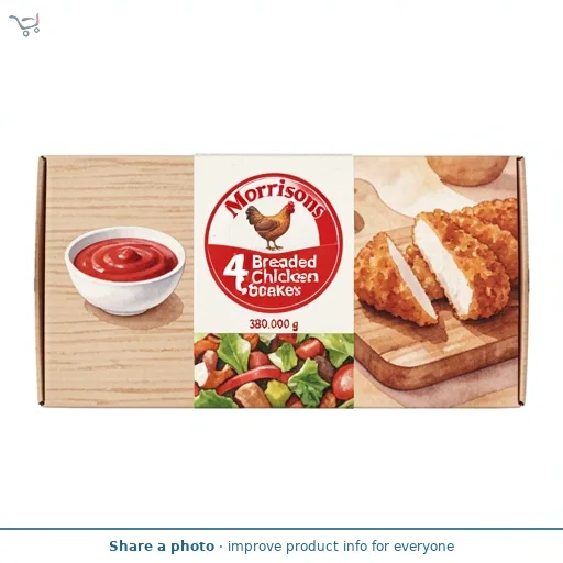 Morrisons 4 Breaded Chicken Steaks 380g