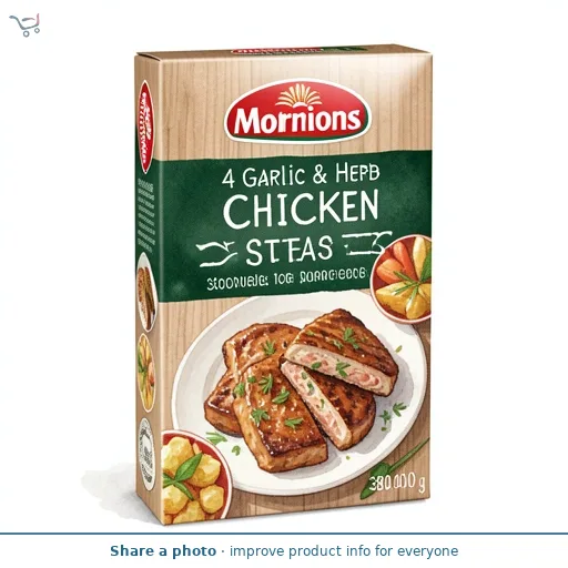 Morrisons 4 Garlic & Herb Chicken Steaks