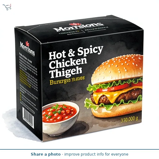Morrisons Hot & Spicy Chicken Thigh Burgers