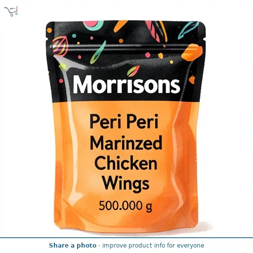 Morrisons Peri Peri Marinated Chicken Wings 