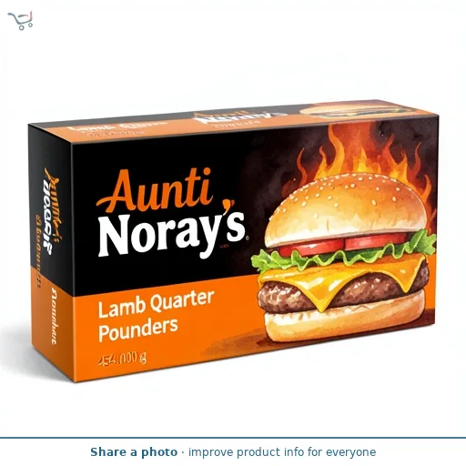 Aunty Noray's Lamb Quarter Pounders 