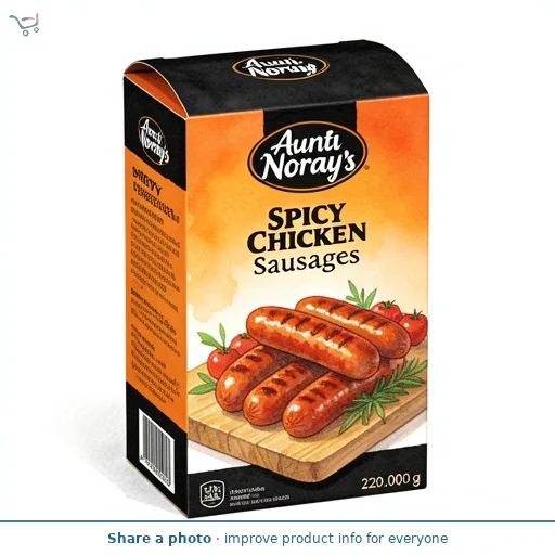 Aunty Noray's Spicy Chicken Sausages 