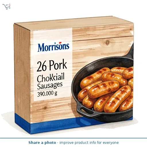 Morrisons 26 Pork Cocktail Sausages    390g