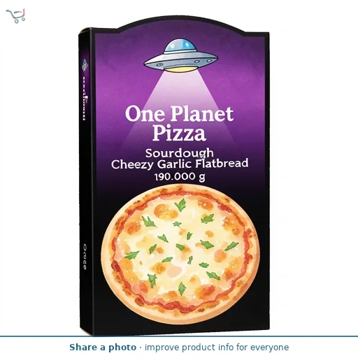 One Planet Pizza Sourdough Cheezy Garlic Flatbread 190g