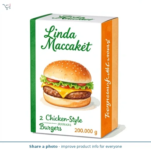 Linda McCartney 2 Chicken-Style Burgers 200g