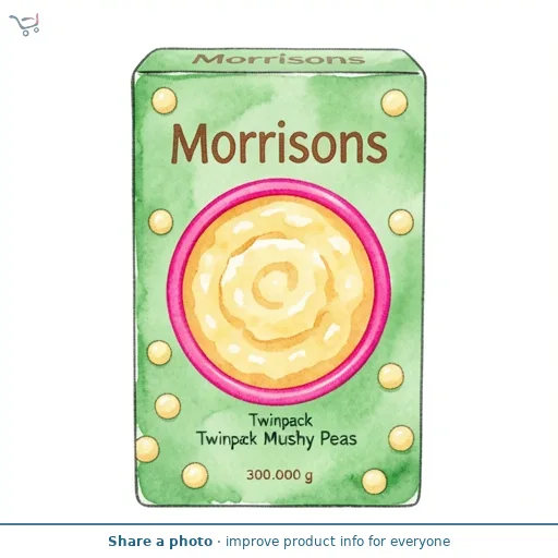 Morrisons Twinpack Mushy Peas 