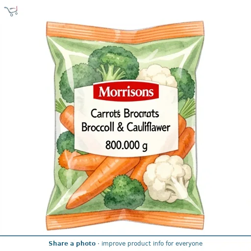 Morrisons Carrots Broccoli & Cauliflower 