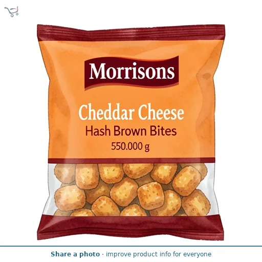 Morrisons Cheddar Cheese Hash Brown Bites