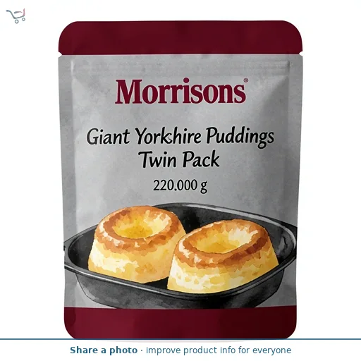 Morrisons Giant Yorkshire Puddings Twin Pack