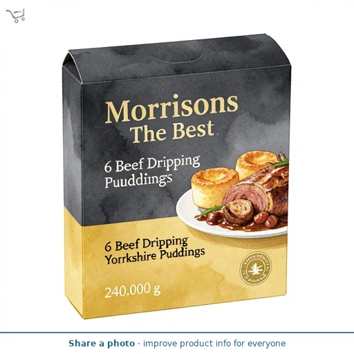 Morrisons The Best 6 Beef Dripping Yorkshire Puddings
