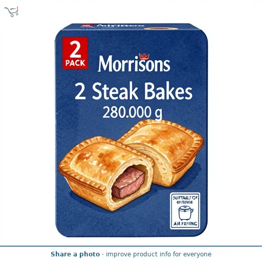 Morrisons 2 Steak Bakes