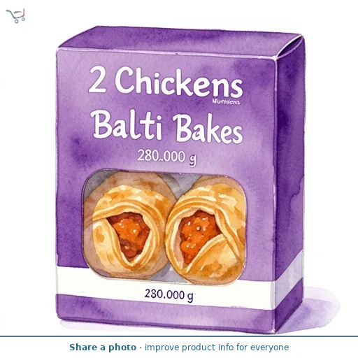 Morrisons 2 Chicken Balti Bakes 280g