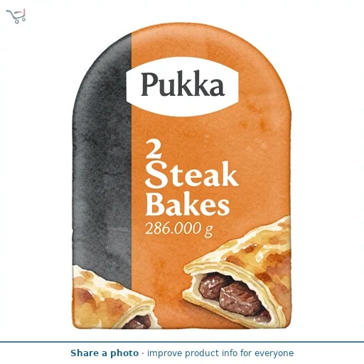 Pukka 2 Steak Bakes 286g