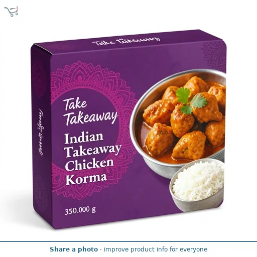 Take Home Takeaway Indian Takeaway Chicken Korma 