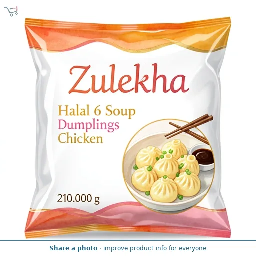 Zulekha Halal 6 Soup Dumplings Chicken 210g
