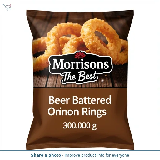 Morrisons The Best Beer Battered Onion Rings    300g