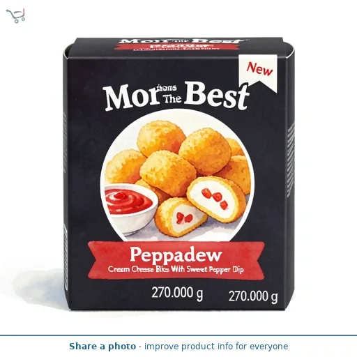 Morrisons The Best Peppadew Cream Cheese Bites With Sweet Pepper Dip   270g