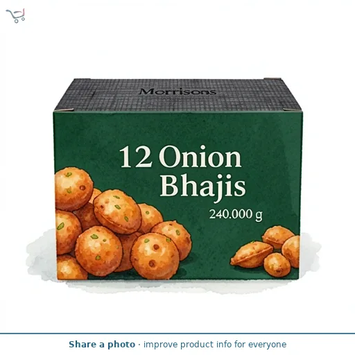 Morrisons 12 Onion Bhajis 240g