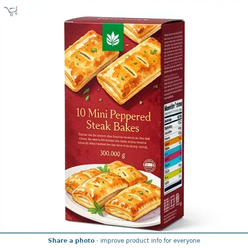 Morrisons 10 Mini Peppered Steak Bakes 