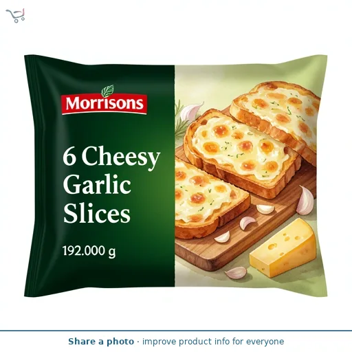Morrisons 6 Cheesy Garlic Bread Slices